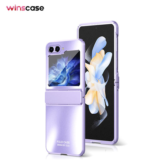 Samsung Series | Galaxy Z Flip Series Electroplating Frosted Mobile Phone Case