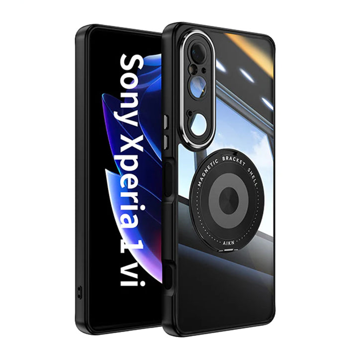 Swivel Stand Transparent Case