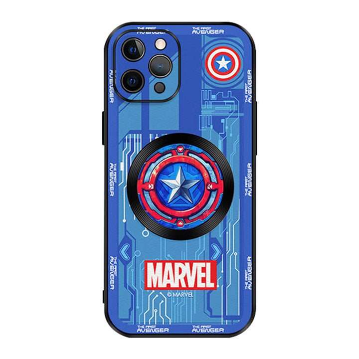Magsafe Marvel Iphone 12 Pro Case Marvel Cartoon Leather Case