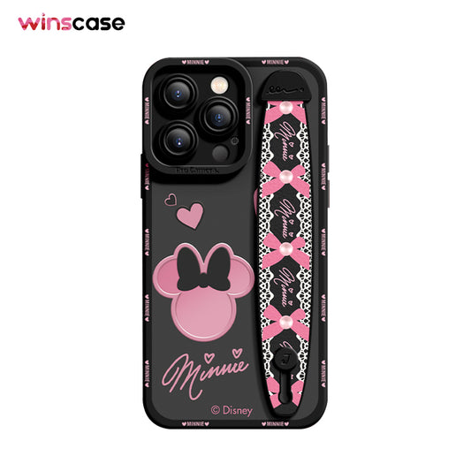 iPhone Series | “Disney Minnie”  Liquid Silicone Wristband Phone Case