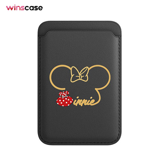 iPhone Series | Disney Cartoon Leather Wallet with MagSafe