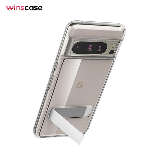 Google Series | HD Transparent Mobile Phone Case with Stand
