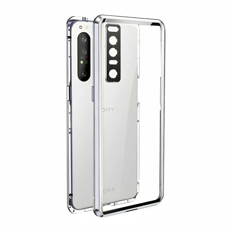 Metal Magnetic Frame Double-Sided Glass Case