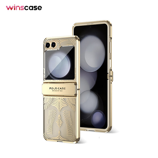 Samsung Galaxy Z Flip Series | Electroplated Transparent Mobile Phone Case