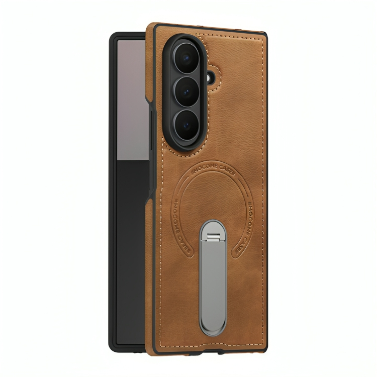 Folding Stand Business Leather Case