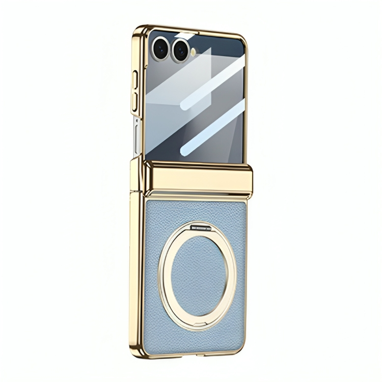 Electroplated Leather Case with MagSafe