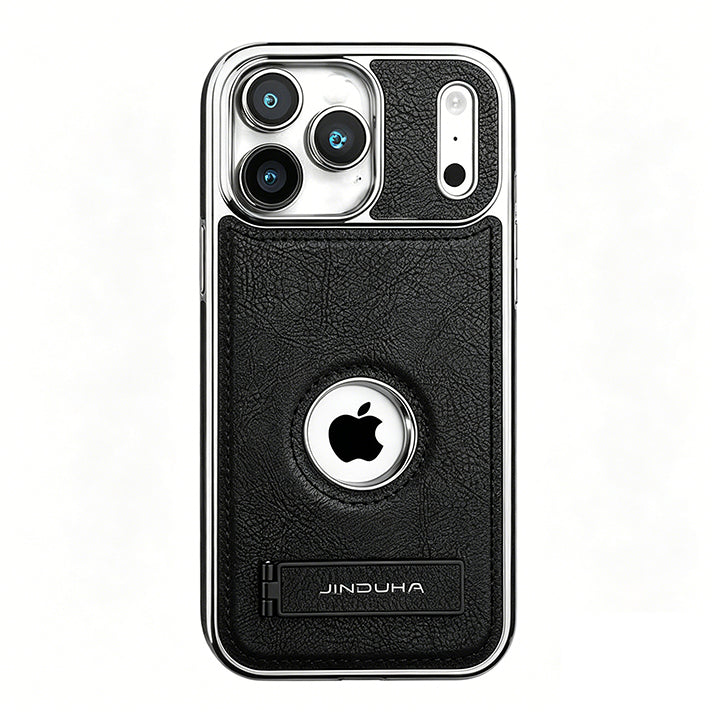 Invisible Bracket Leather Case