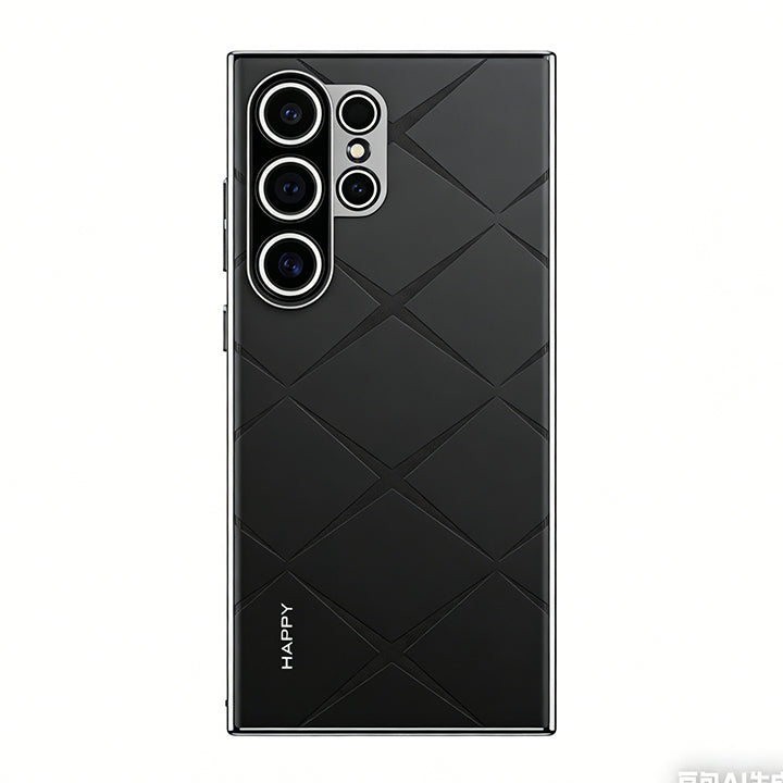 Electroplated Frame Business Leather Case