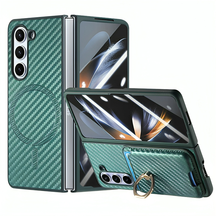 Magnetic Card Holder Carbon Fiber Case