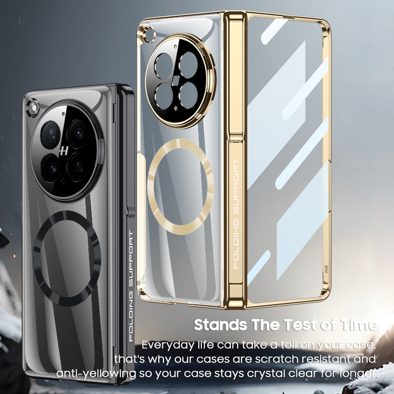 Transparent Electroplated Case with Kickstand