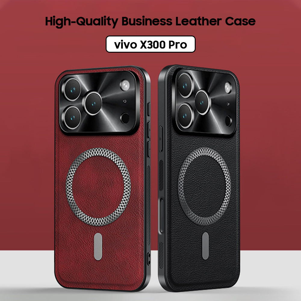 High-Quality Business Leather Case with MagSafe