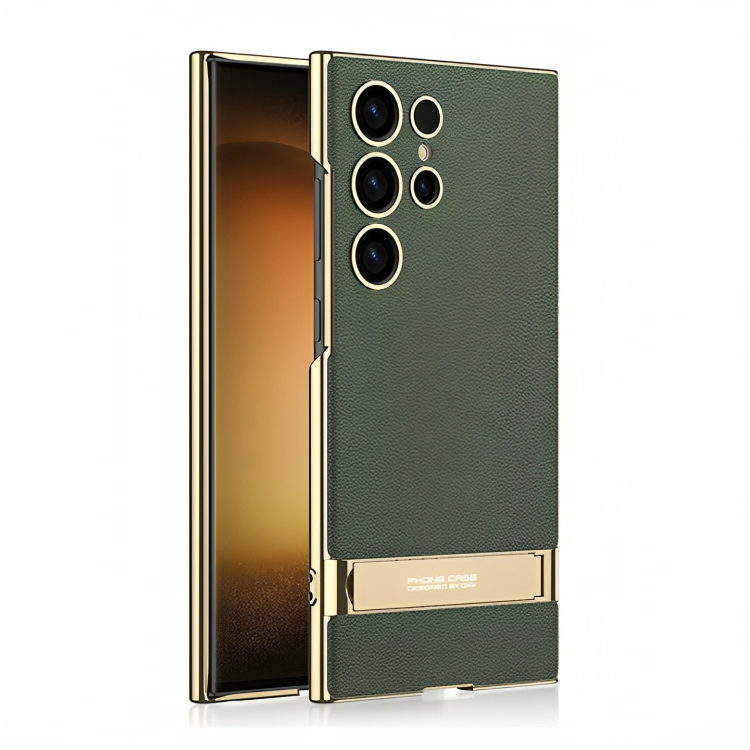 Folding Stand Business Leather Case