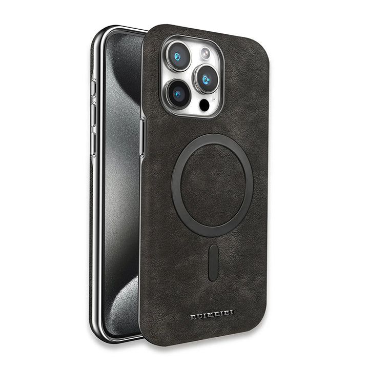 Luxury Business Leather Case with MagSafe