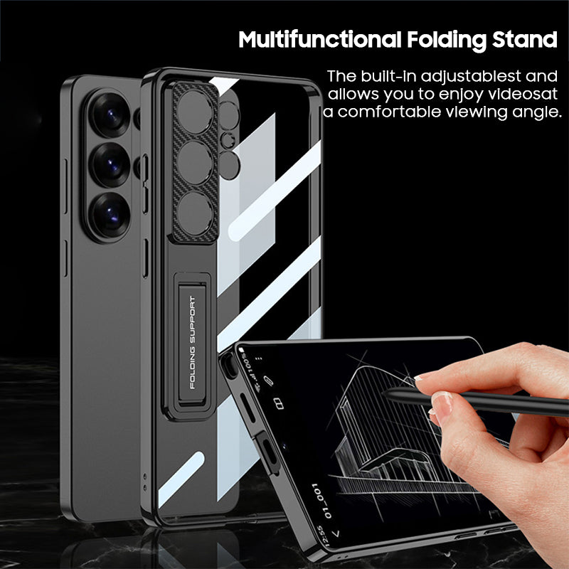 Electroplated Bracket Clear Case