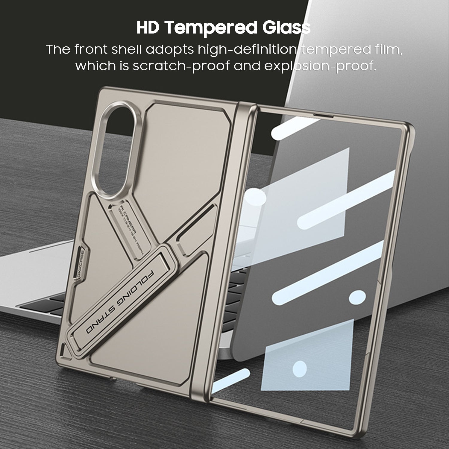 High-End Stand Ultra-Thin Frosted Case