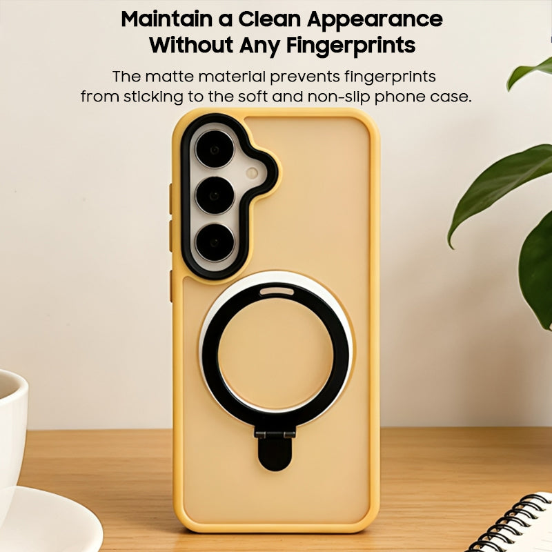 Translucent Frosted Swivel Kickstand Case with MagSafe