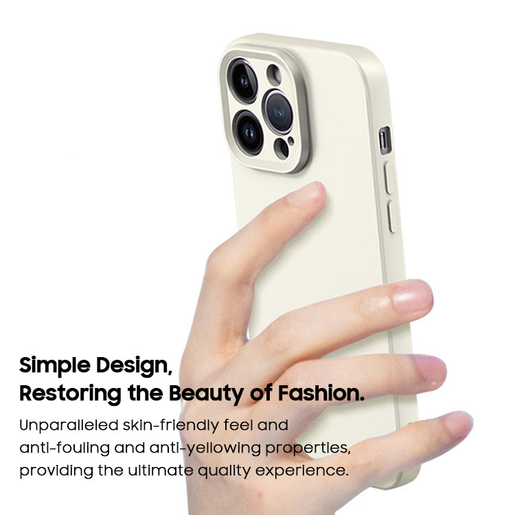 Solid Color Liquid Silicone Case