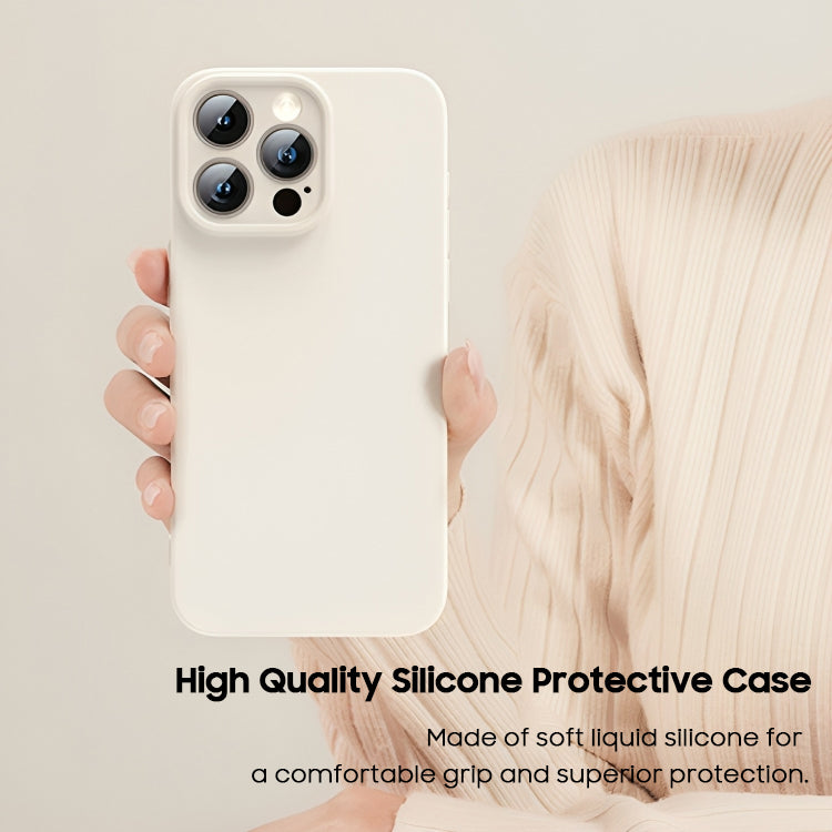 Solid Color Liquid Silicone Case