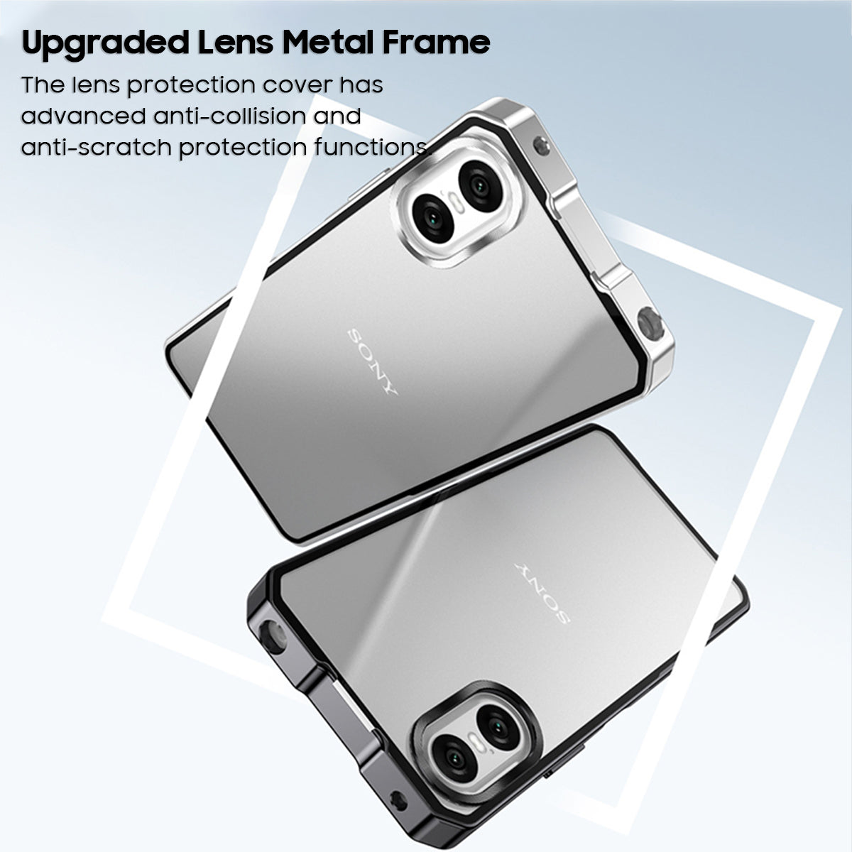 Single-Sided Buckle Metal Frame Case