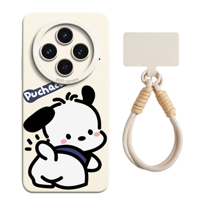 Pochacco Liquid Silicone Lanyard Case