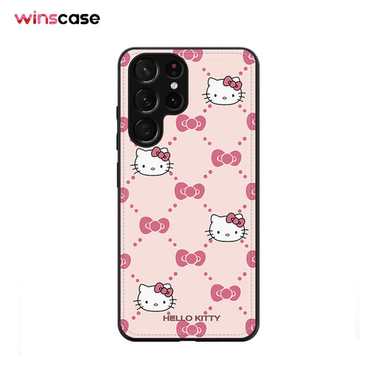 Samsung Series | HelloKitty Leather Printed Phone Case
