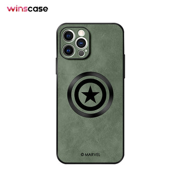 iPhone MagSafe Series | Original Design "Captain America" Cartoon Leather Phone Case