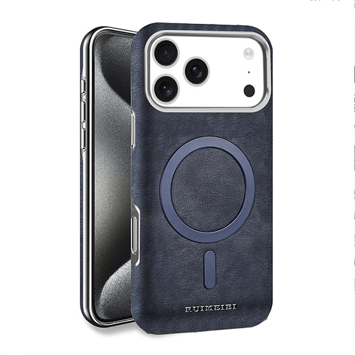 Luxury Business Leather Case with MagSafe