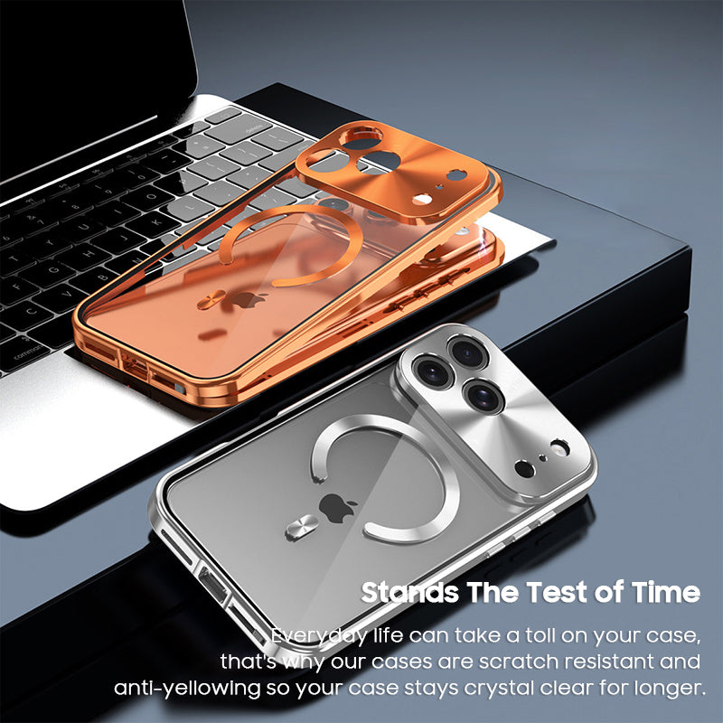 Double-Sided Protective Titanium Case with MagSafe