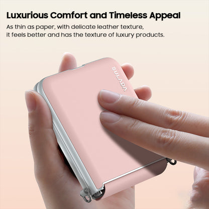 Leather Case with Wrist Strap