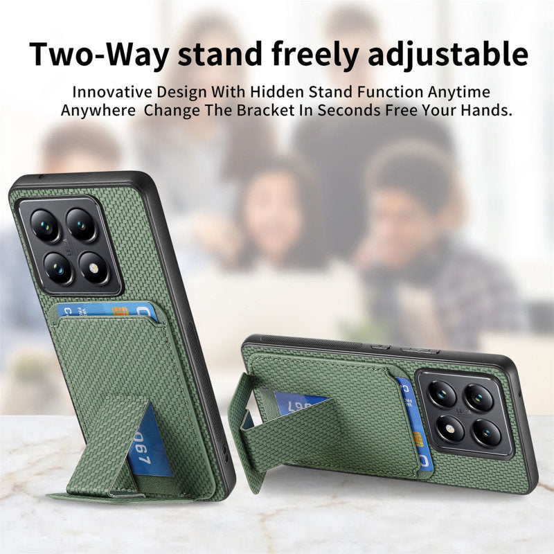Carbon Fiber Card Holder Case with MagSafe