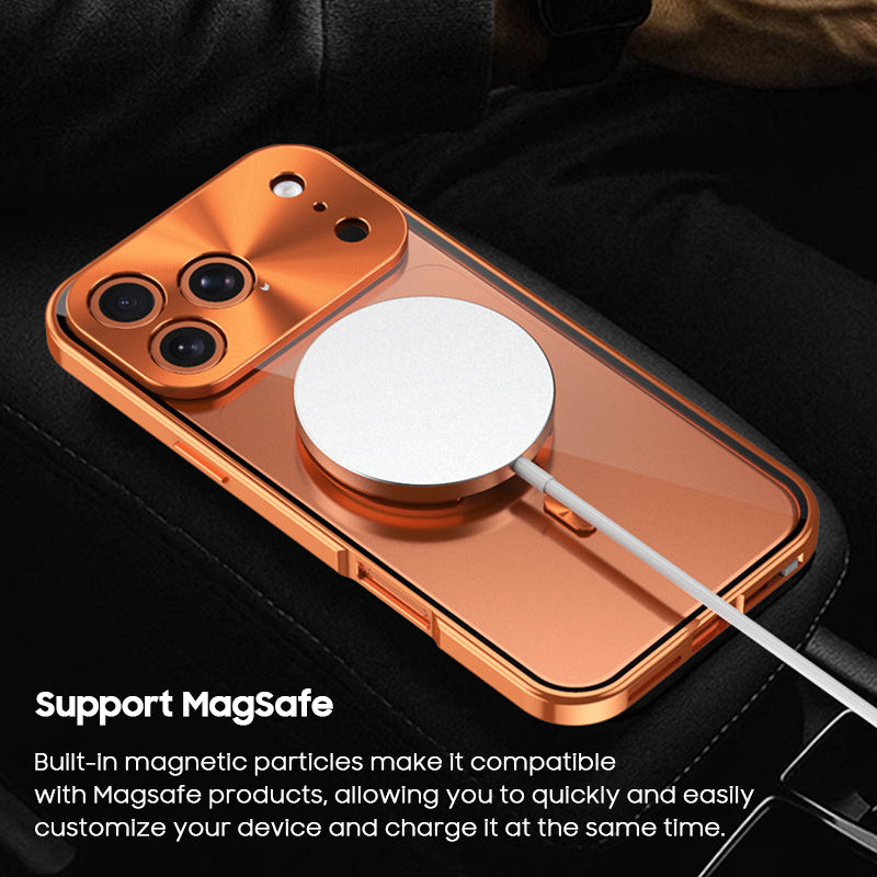 Double-Sided Protective Titanium Case with MagSafe