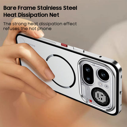 Single-Sided Buckle Metal Frame Case with MagSafe