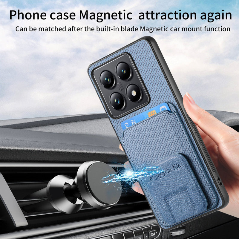 Carbon Fiber Card Holder Case with MagSafe