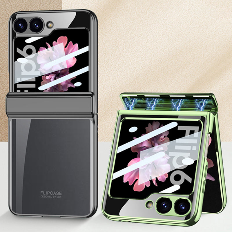 Samsung Galaxy Z Flip6 | Transparent Electroplating Mobile Phone Case