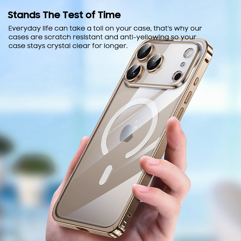 Single-Sided Buckle Metal Frame Case with MagSafe