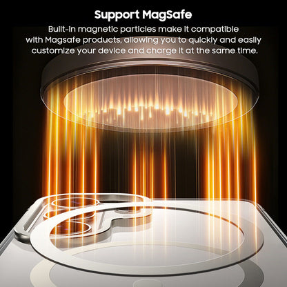 Alloy Frame Transparent Case with MagSafe