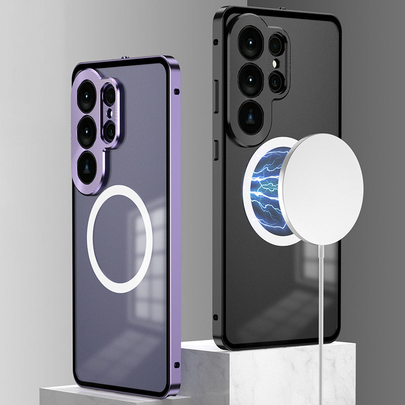 Single-Sided Buckle Metal Frame Case with MagSafe