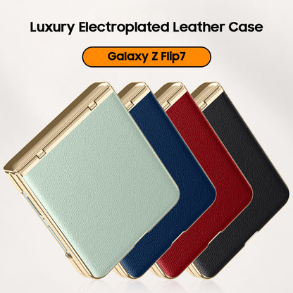 Luxury Electroplated Leather Case