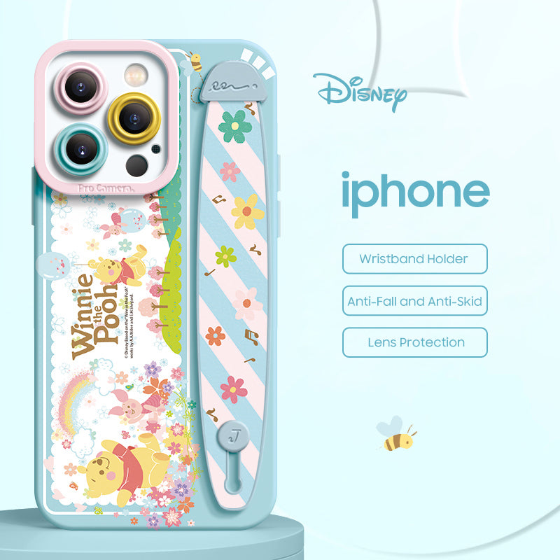 iPhone Series | “Disney”  Liquid Silicone Wristband Phone Case