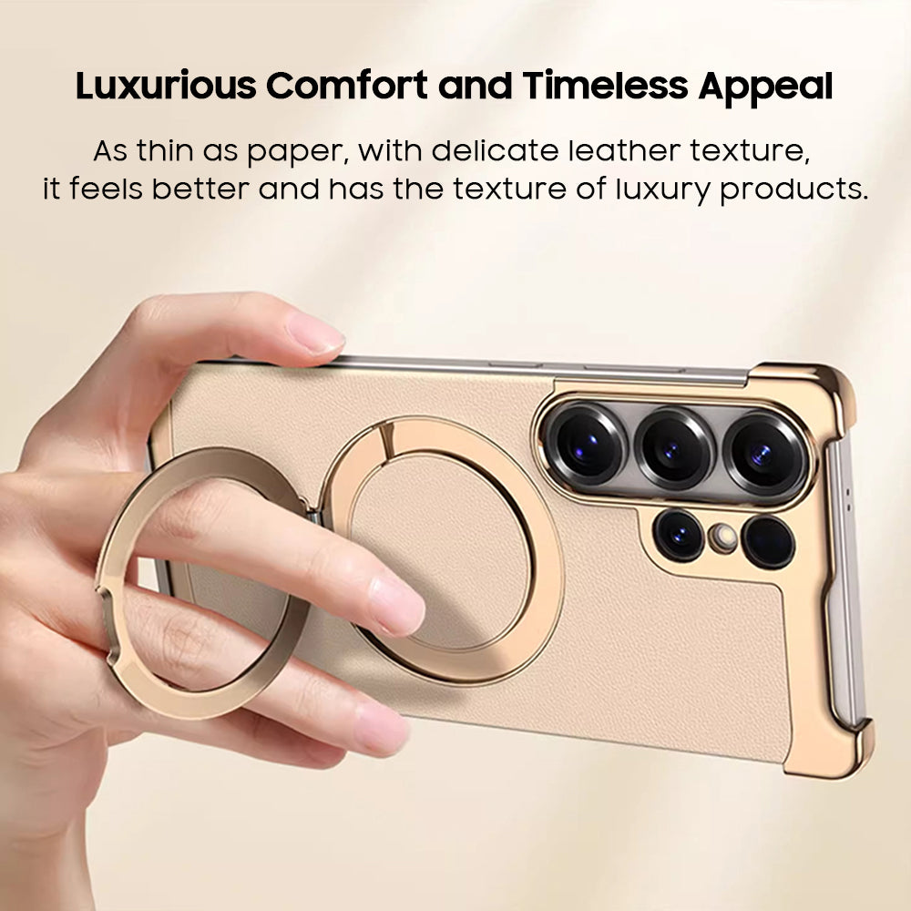 Foldable Stand Leather Case with MagSafe