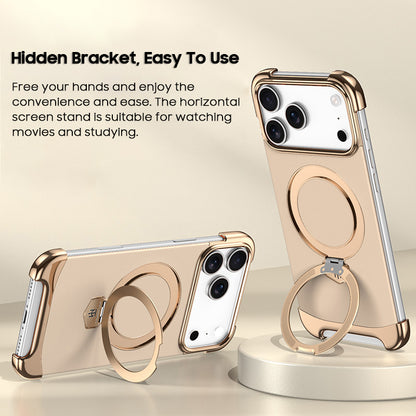 Foldable Stand Leather Case with MagSafe