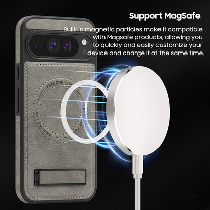 Folding Stand Leather Case with MagSafe