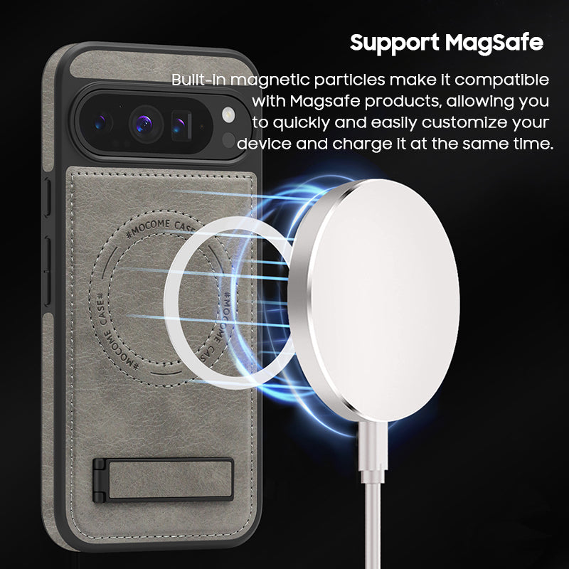 Folding Stand Leather Case with MagSafe