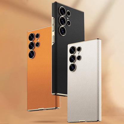 Luxury Electroplated Leather Case