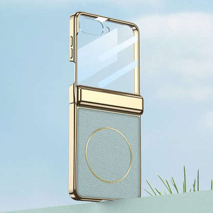 Electroplated Leather Case with MagSafe