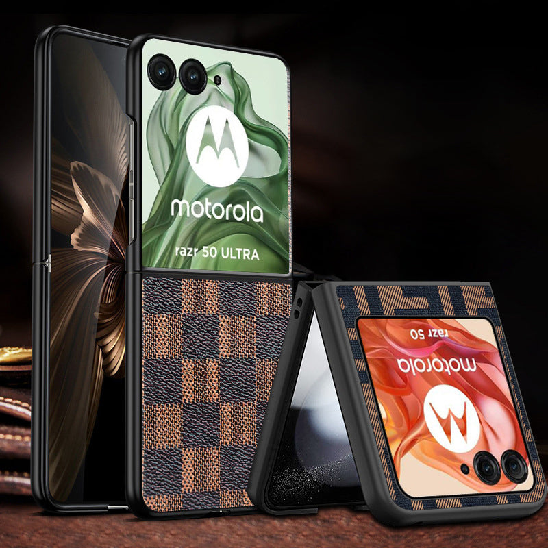 Motorola Razr Series | Luxury Electroplated Mobile Phone Leather Case