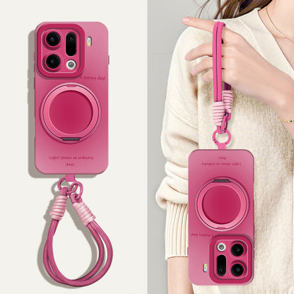 Liquid Silicone Lanyard Case with MagSafe