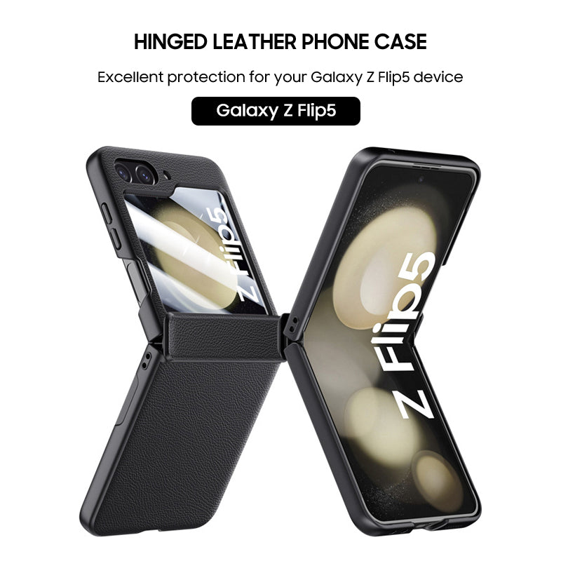 Samsung Series | Galaxy Z Flip5 PU Folding Leather Case