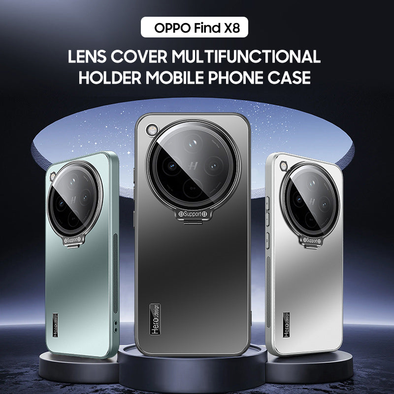 OPPO Series | Invisible Lens Holder Frosted Mobile Phone Case