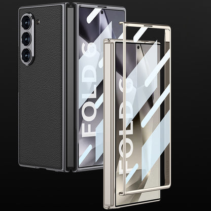 Folding Screen Electroplated Leather Case